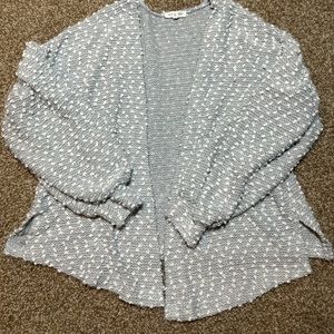 bubble sleeve cardigan